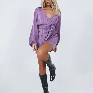 Princess Polly Sparkly Purple Dress